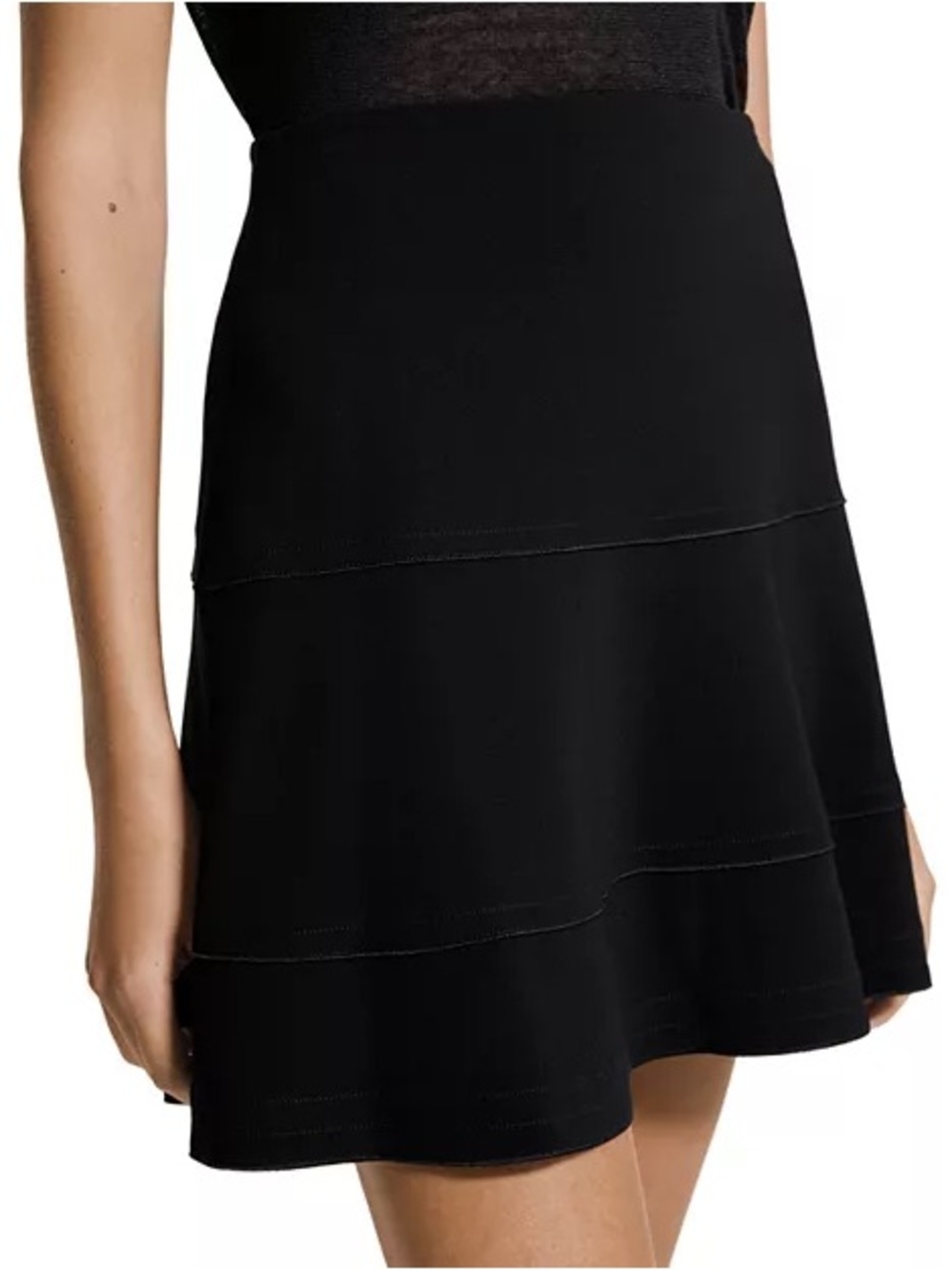 THEORY Tiered Seam Skirt